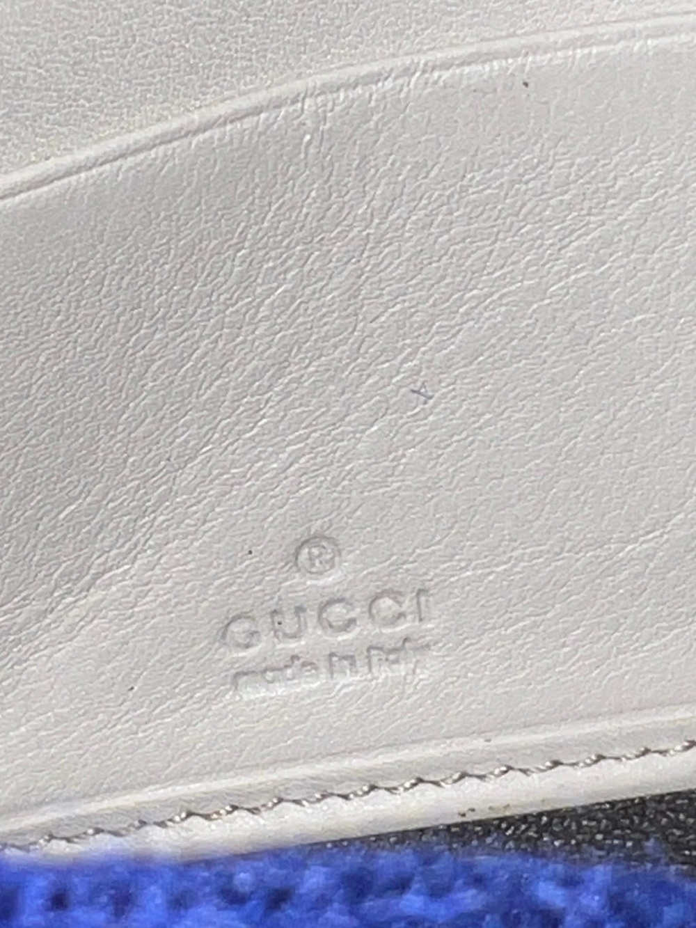 Authentic Gucci Guccissima Zip Around Wallet Beige W Dust Bag Italy - Picture 10 of 13